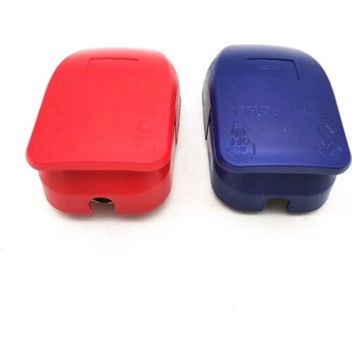 1 Pair Red And Blue Quick Release Battery Terminals Clamps For Round Conventional Terminal Batteries
