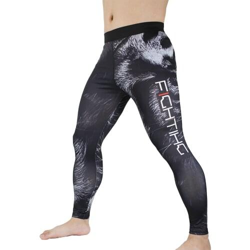 FTEIF MMA Black breathable movement tiger fight Tight Tiger Muay Thai boxing shorts thai pants mma shorts sanda boxing clothing