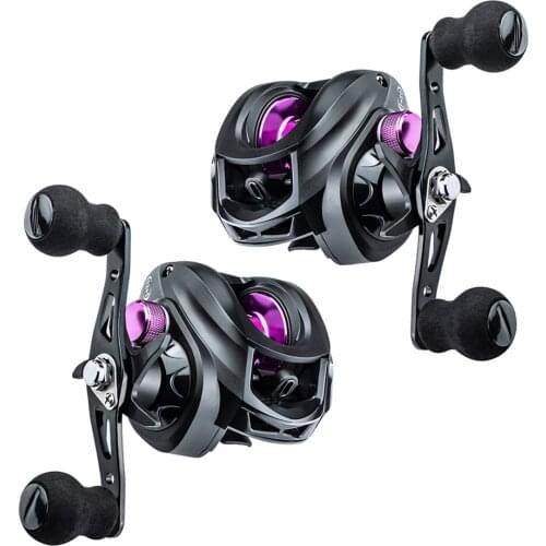 Baitcasting Fishing Reel 7.2:1 8kg Max Drag 12 1BB Magnetic Brake Fishing Wheel High Speed Carp Fishing Reel for Spinning Reels