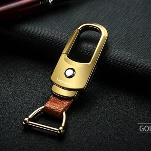 For Toyota Corolla Jeep Hyundai Mercedes W205 Mazda 3 Volvo High-End Key Ring LED Light Car Key Chain Accessories Motorcycle