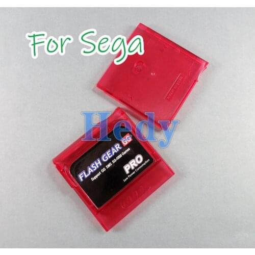 10pcs 2021 Flash Card Game Card Housing Shell Box Case For Sega Game Gear GG Cartridge Card With MicroSD Push Slot