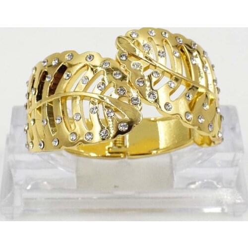 New fashion big bracelet Dubai gold-color of women cuff delicate wedding bracelet beautiful Birthday gift Jewelry