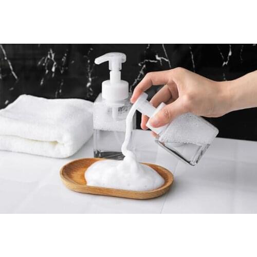 Mousse foaming bottle hand washing liquid bottle pressed type facial cleansing cream bubbling, bubbling, bottling