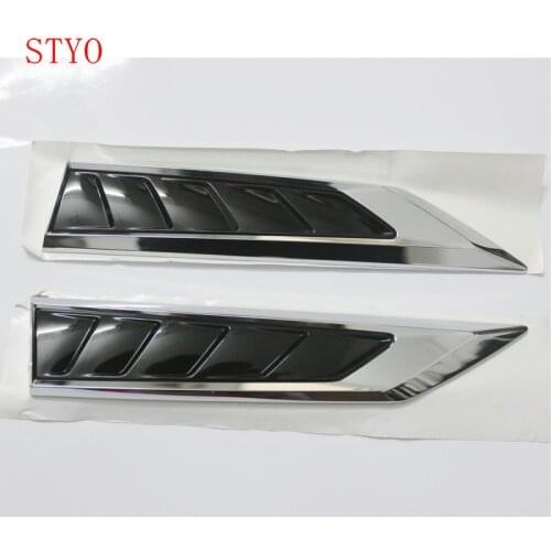 STYO Car Side Wing Fender Door Emblem Badge Sticker Trim For Skoda1 2016- 2018 Octavia