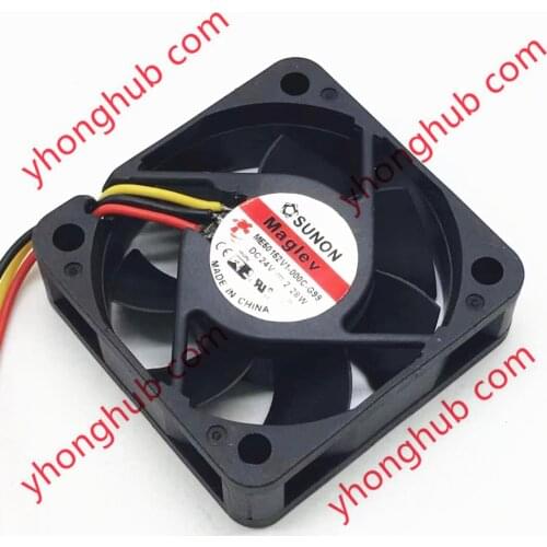 SUNON ME50152V1-000C-G99 DC 24V 2.28W 50x50x15mm 3-wire Server Cooling Fan