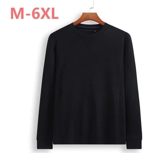 8XL 6XL 5XL 4XL Sweater Men New Arrival Casual Pullover Men Autumn Round Neck Patchwork Quality Knitted Brand Male Sweaters