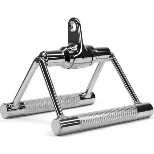 2.5kg Double Row V Handle Cable Attachment Multi Rotation Gym Pull Down Rope Accessories Bodybuilding Biceps Triceps Grip Bar F1