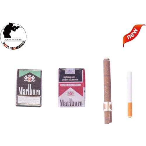 1/6 Soldiers Doll Scale Model Accessories Scene Props Model Four Type Cigarettes Box Smoke New Smoke Model