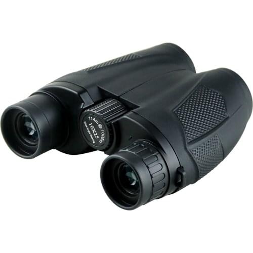 Binocular Telescope Porro Prisms 10X25 HD Telescope Compact High Definition for Outdoor Fishing Traveling Bird Watching