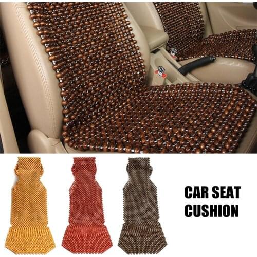 Summer Cool Wood Wooden Bead Seat Cover Massage Auto Car Cushion Chair Cover 45 x 130CM