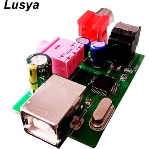 CM108AH decoder OTG sound card USB to fiber coaxial SPDIF digital output board DTS AC3 source code T1550