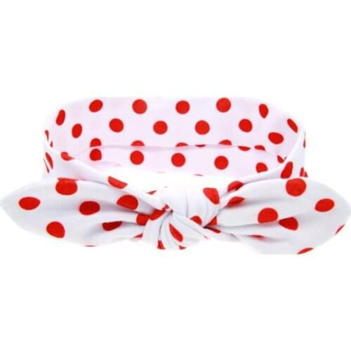 Childrens Fashion Headband Bowknot Stretch Hairband printed cross Baby Turban