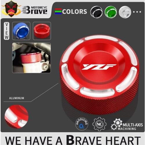 For YAMAHA YZF R3 ABS R6 R25 YZFR3 2015-2020 YZFR6 2006-2016 YZFR25 2013-2020 Motorcycle Rear Brake Fluid Reservoir Cover Cap