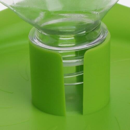 Reptile Water Drinker Dispenser Food Basin Stand Lizard Feeder Dish Bowl Bottle