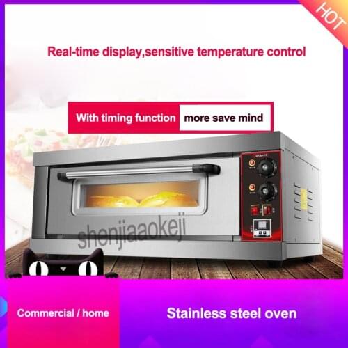 3200w Stainless steel oven Commercial large capacity single layer baking oven Home Electric ovens With timing function 220v/50hz