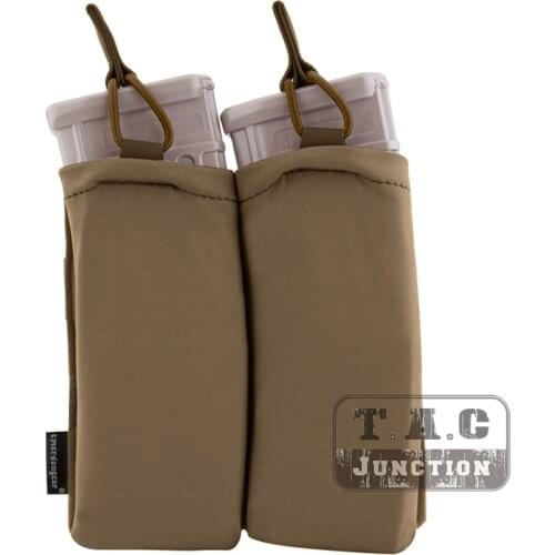 Emerson 5.56 .223 Double Magazine Pouch For S & S Precision Plate Carrier Frame Magazine Bag Coyote Brown