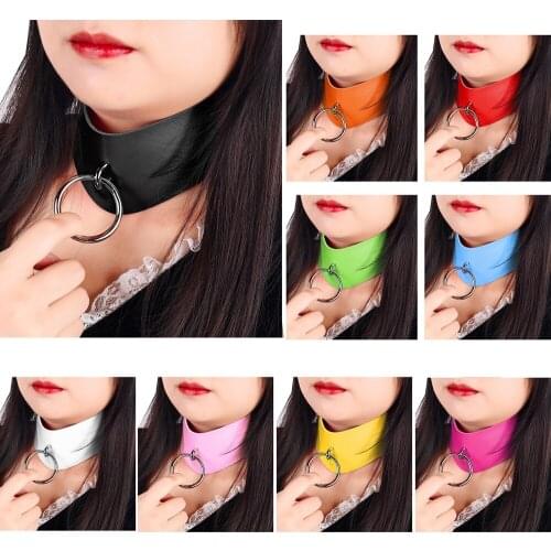 Gothic Chocker Punk Style Necklace Round Spike Collar Pendant Jewelry Women Choker Collar Necklace For Women Birthday Party Gift