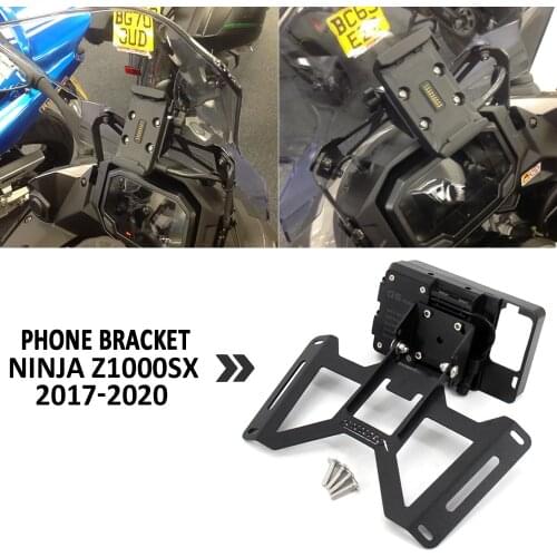 2017-2020 NEW Motorcycle Accessories GPS Navigation Bracket Phone Holder For KAWASAKI NINJA Z1000SX Z 1000 SX