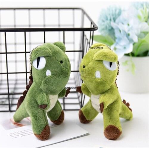 10CM Height Approx. Dinosaur TOY , Plush Stuffed Delicate Key Chain Ring Doll