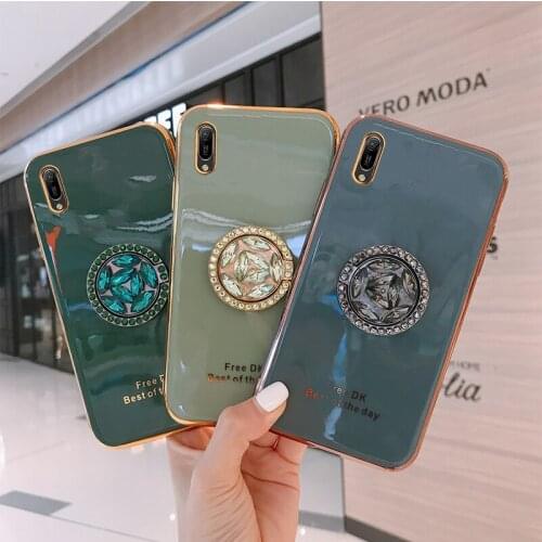 Luxury 6D Plating Case For Huawei Enjoy 9 e Soft TPU Mobile Phone Bag BacK Cover For Huawei Y6 Pro 2019 Silicone Capa