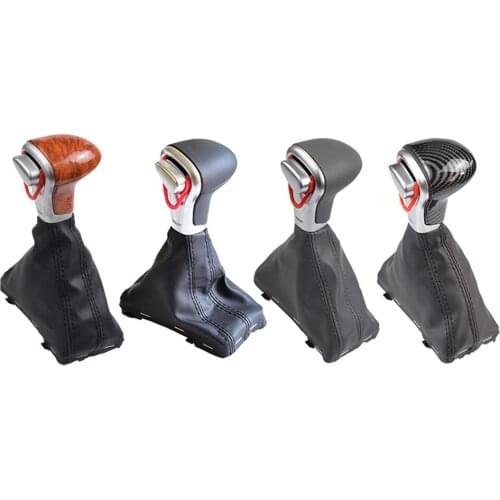 For Audi A3 A4 A5 A6 A7 Q5 C6 Q7 4GD 713 139 8KD 719 139 4F1 713 139 Car Gear Stick Level Shift Knob With Leather Boot