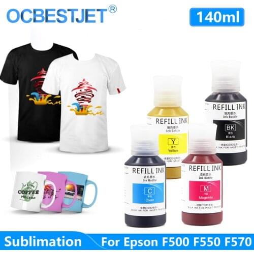 F570 Sublimation Ink For T49M1 T49M2 T49M3 T49M4 For Epson SC-F500 SC-F530 SC-F550 SC-F570 Sublimation Printer Ink