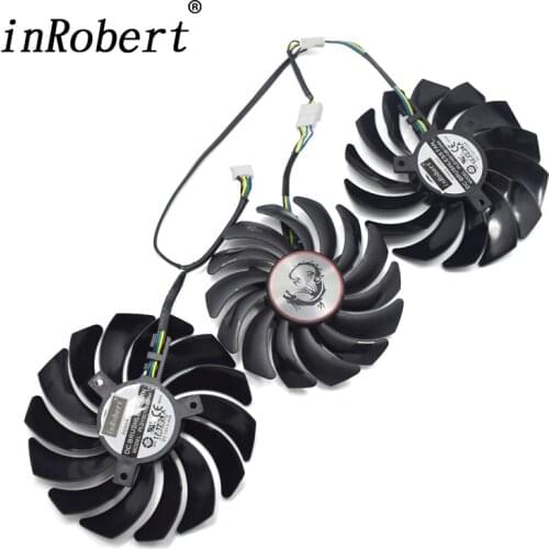 New PLD10010B12HH PLD09210B12HH 4Pin Cooler Fan Replacement For MSI GEFORCE GTX 1080 Ti Gaming X Trio Graphics Card Cooling Fans