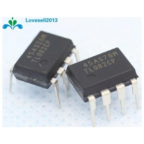 10PCS TL082 DIP8 IC JFET-INPUT OPERATIONAL AMPLIFIERS NEW