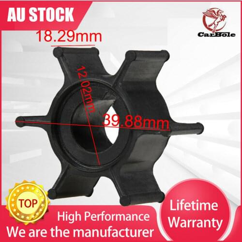 100% New Water Pump Impeller 18-3066 for Yamaha 6HP 8HP 2-Stroke Outboard Boat Motor