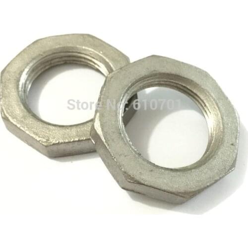 2pcs 1" Lock Nut Stainless Steel 304 Pipe Fitting Lock Nut BSP NEW