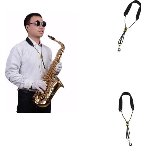 2x Adjustable Sax Neck Strap Alto Tenor Soprano Sax Accs Parts Players Gift