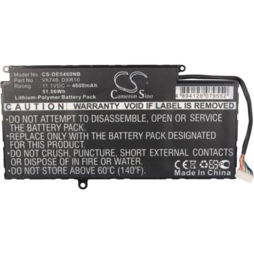 Cameron Sino 4600mAh battery for DELL Vostro 5460 5470 DXR10 VH748 Notebook, Laptop Battery