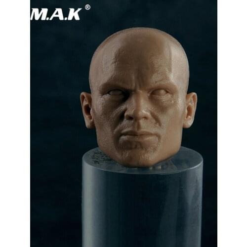In Stock 1/6 Scale Male Figure Accessory Hitman Detective 47 Bald Head Sculpt Carved Accessory Model for 12 inches Body