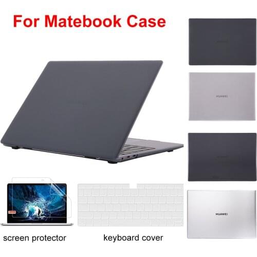 Case For Huawei MateBook Mate X Pro D14 D15 13 14 inch 2020 Crystal Matte Plastic Cover For Huawei Honor MagicBook 14 15 2019
