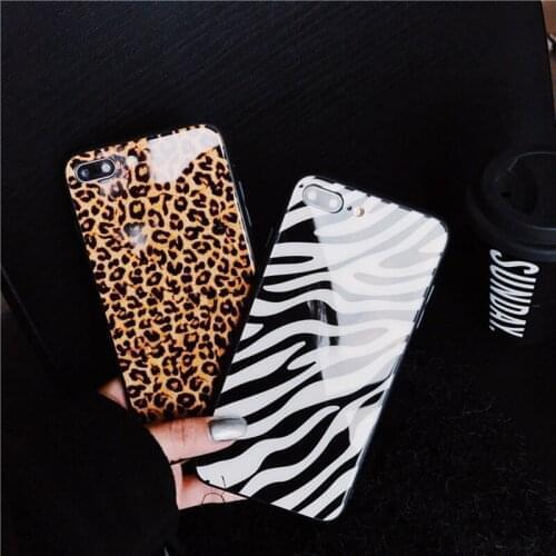 Tempered Glass Case For Huawei Honor V30 V20 V10 V9 V8 Hard Cover For Huawei Honor 9X Pro 8X Max 7X Zebra Leopard Couqe Capa