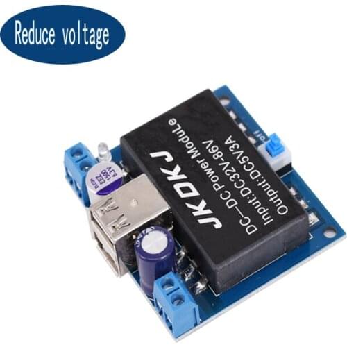 Dc-DC isolation buck module 36V48V60V72V electric car mobile phone charging USB 5V 3A power supply Lead acid Lithium battery