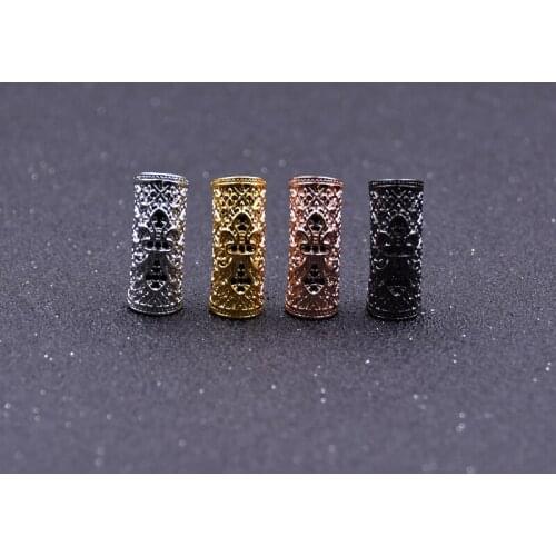 KANGKANG 2019 personality trend pave CZ 4 color Long tubeJewelry Accessories Woman&man popular DIY Handmade Bracelet accessories