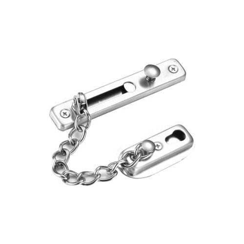 Stainless Steel Door Chain Guard Lock Slide Bolt for Home Hotel Dorm Entrance Security security latch