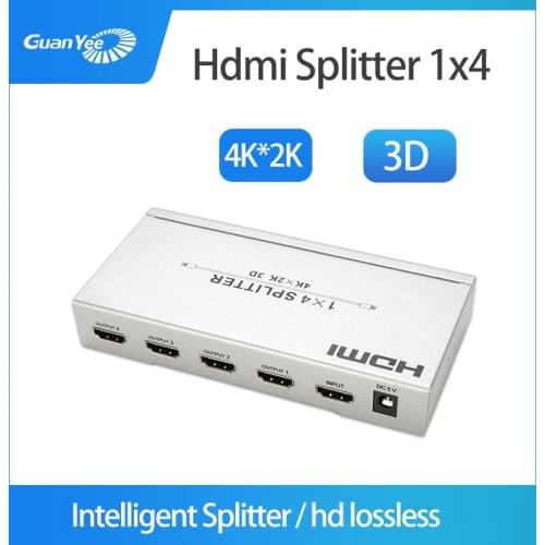 HDMI splitter 4K1 in 4 out computer TV splitter 1X4 video switcher