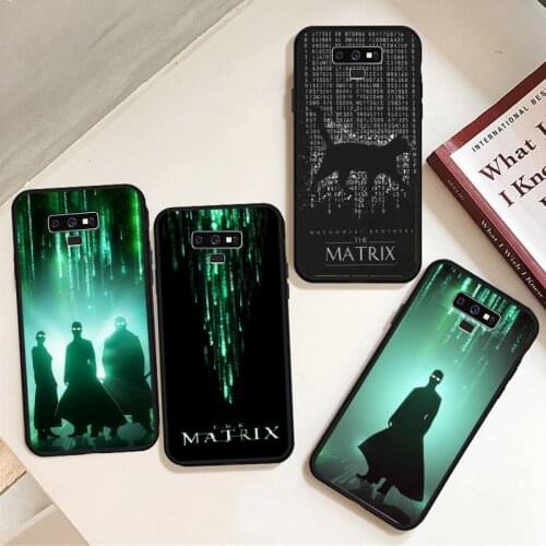 Classic movie The Matrix Code cat Phone Cases For Samsung A50 A51 A71 A20E A20S S10 S20 S21 S30 Plus ultra 5G M11 funda cover