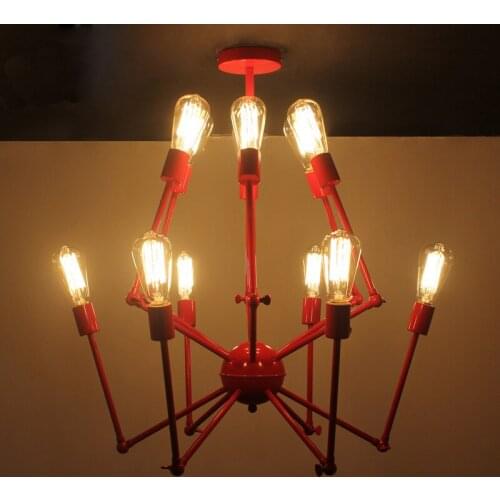 Minimalism Modern Nordic Living room bedroom Red black white Pendant Lights XUYIMING