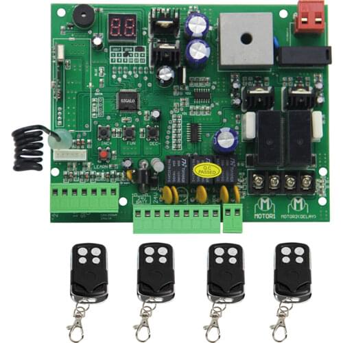 Universal Type 12V/24V PCB board for Automatic Double arms swing gate opener control board panel smart control center system