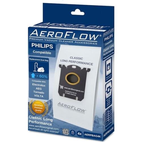 Philips FC 8021/03 Broom Aeroflow Original Dust Bag HT-TT0185-6