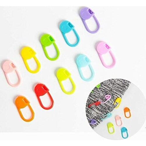 Plastic Resin Small Clip Locking Stitch Markers Crochet Latch Knitting Tools Needle Clip Hook Sewing Tool Safety pin