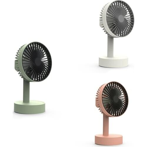USB Handheld Charging Office Desktop Shaking Head Electric Fan Portable Student Dormitory Brushless Silent Small Fan
