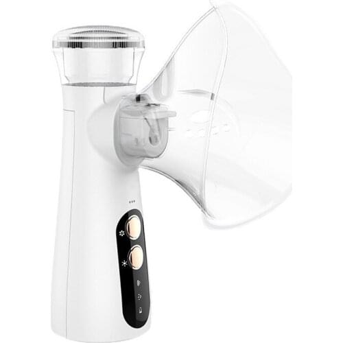 Handheld Ultrasonic Nebulizer Cool Mist Steam Inhaler Mini Mesh Rechargeable Nebulizer Machine Atomizer for Kids Adult