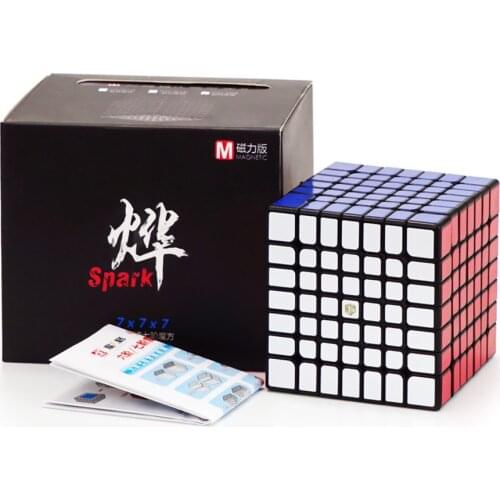 Qiyi X-Man Design Spark M 7x7x7 Magnetic Cube Professional,Anti-Stress Toys,Smooth,Childrens Puzzle,For the Game