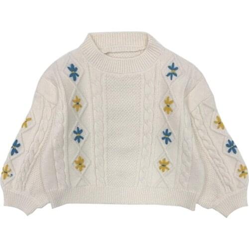 Autumn Winter Girls Sweaters 2020 Girls Long Sleeve Warm Soft Clothes Kids Casual Childrens Clothing 2-7 Years Old