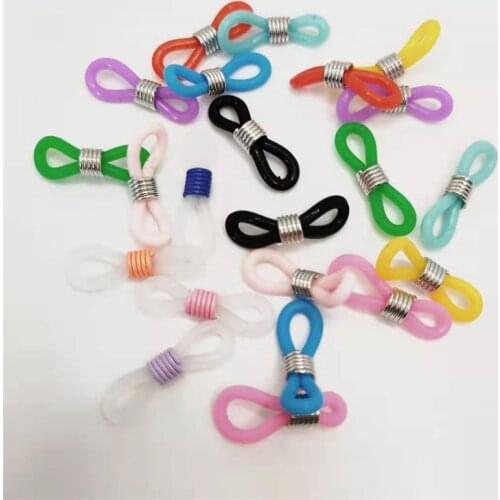 10pc New Glasses Chain Silicone Rubber Ring Non Slip DIY Jewelry Findings Connector Strap Eyelets Rope Sunglasses Cord Accessory