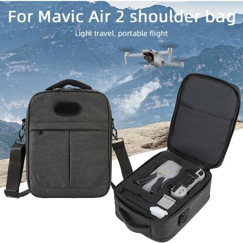 For DJI Mavic Air 2 Drone Shoulder Bag Remote Control Storage Bag Backpack Portable Protection Box Carrying Case Accessories